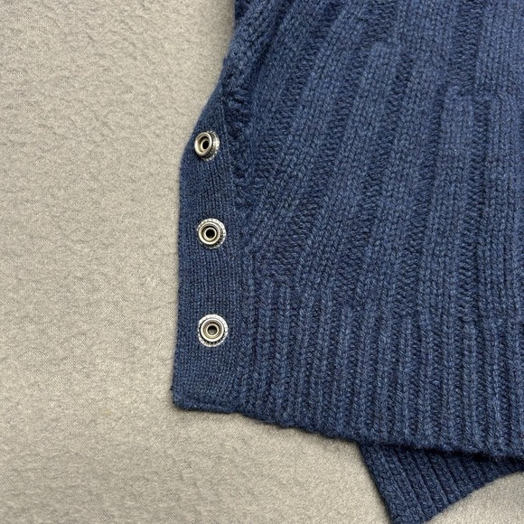 Zadig & Voltaire Women's Size S Alpaca Blend Crew Neck Sweater Blue Quiet Luxury - Picture 4 of 12